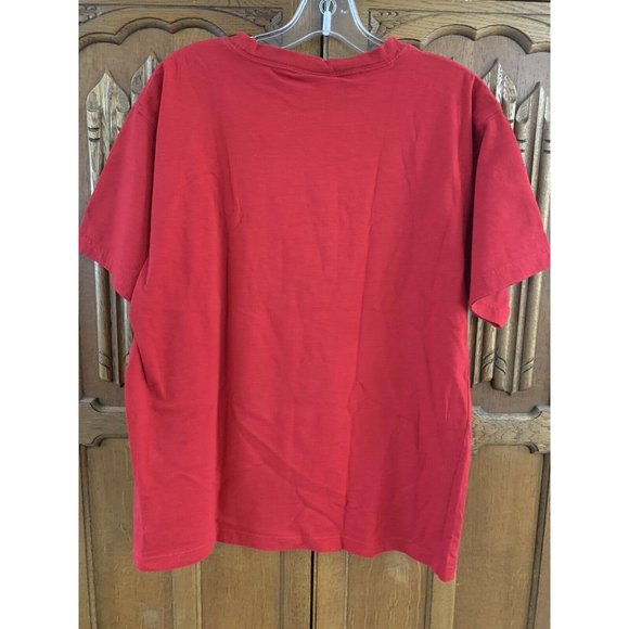 Vintage Mickey Character T shirt size L red - Picture 4 of 4
